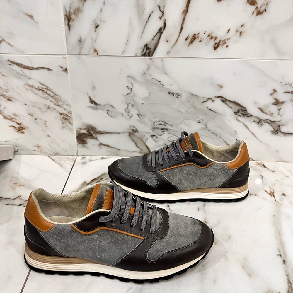 Brunello Cucinelli men grey sneakers EU 41.5